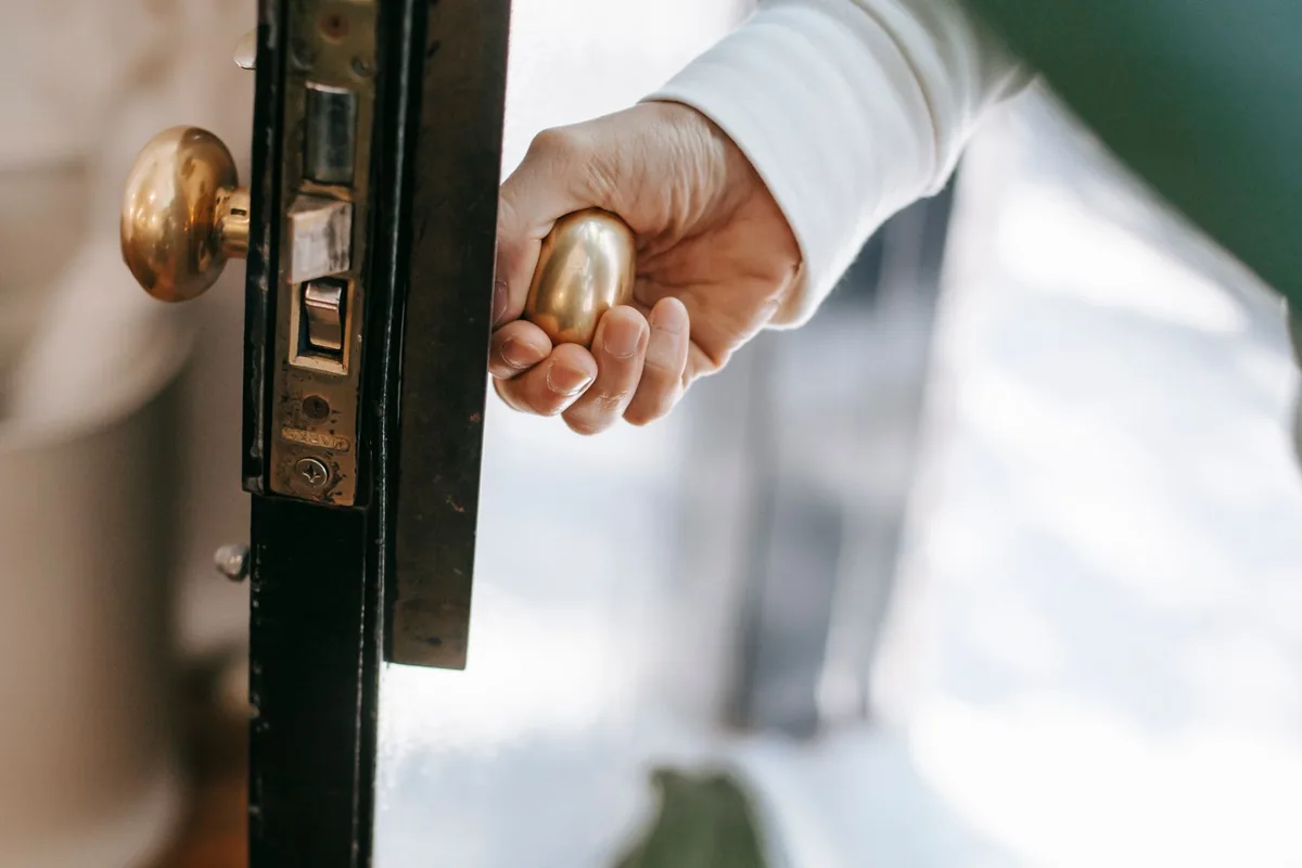 Biohazard cleanup technician in protective equipment, Fairfax, VA